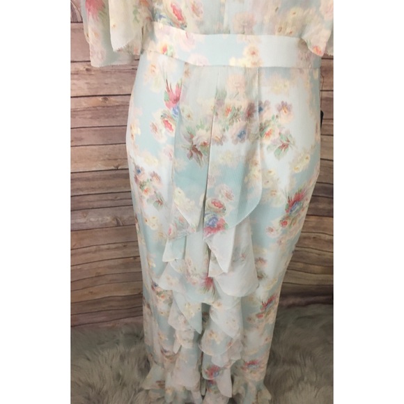 NWT Topshop Floral Print Maxi Dress - Picture 6 of 8